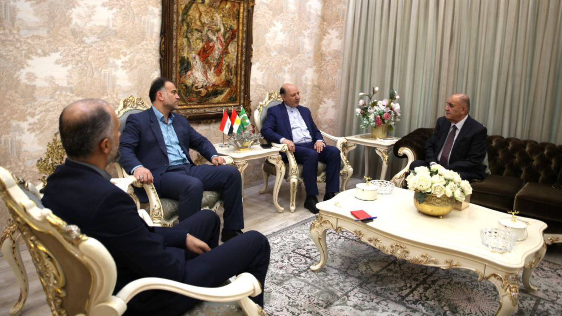  PUK Spokesman with Iranian Consul General